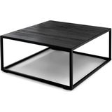 Spinder Design Bijzettafel DANIËL 80 x 80 Black