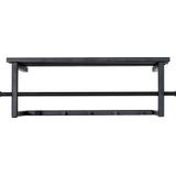 SPINDER DESIGN MARCO Wandkapstok - Zwart - Staal