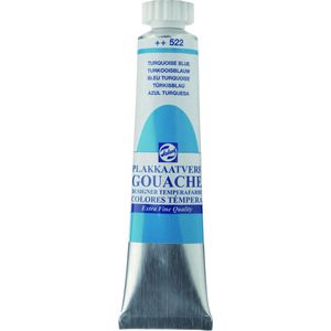 Talens Gouache extra fijn 20ml. - 522 turkooisblauw