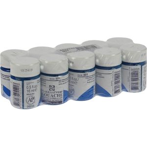 Talens Plakkaat potje 16 ml. - 501 lichtblauw ( cyan)