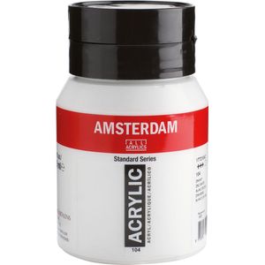 Amsterdam Standard Series Acrylverf Pot 500 ml Zinkwit 104