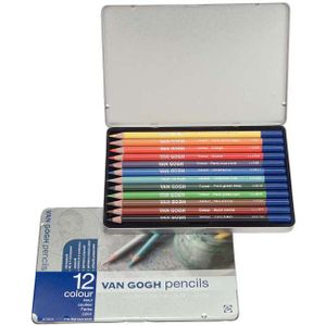 Van gogh kleurpotloden starterset met 12 kleuren