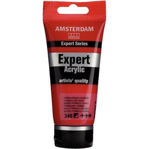 Talens Amsterdam acryl expert 75. ml - 345 pyrollerood donker