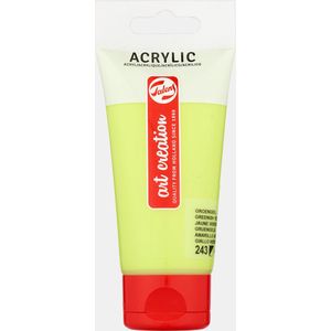 Acrylverf tac 243 groengeel tube 75ml | Tube a 75 milliliter