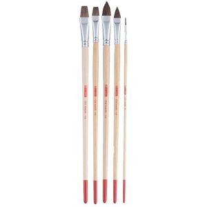 TALENS Art Creation Oil Acrylkiefern -Set von 5 -RunderHaaren