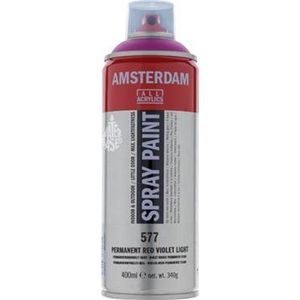 Amsterdam Spray Paint - Acrylverf - Kleur 577 Permanentrood violet licht - Spuitbus 400ml