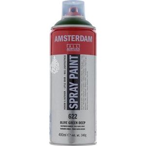 Amsterdam Spray Paint - Acrylverf - Kleur 622 Olijfgroen donker - Spuitbus 400ml