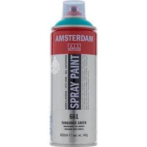 Amsterdam Spray Paint - Acrylverf - Kleur 661 Turkooisgroen - Spuitbus 400ml