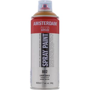 Amsterdam Spray Paint - Acrylverf - Kleur 802 Lichtgoud - Spuitbus 400ml