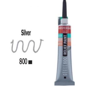 Talens Amsterdam deco reliefpaint 20ml - 800 zilver