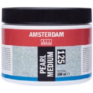 Talens - Amsterdam Pearl Medium - 500ml - Acrylaatharsdispersie met Glasparels