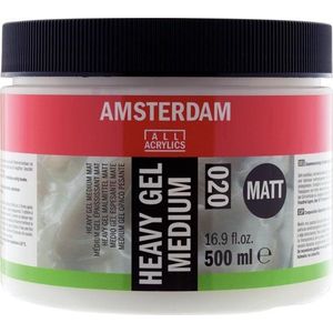 Amsterdam Heavy gel medium mat 020 - 500 ml | 8712079379742 | Verf