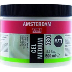 Amsterdam Gel Medium Mat 080 Pot 500 ml