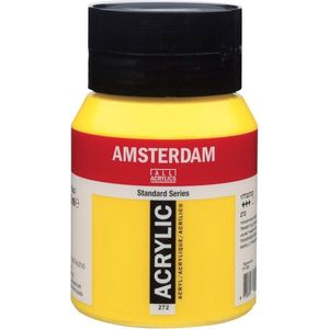 Talens Amsterdam acrylverf 500ml. - 272 transp geel medium