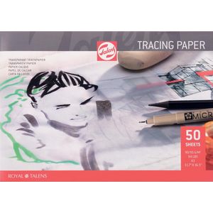 Talens overtrek papier - transparant - FSC mix