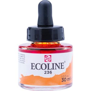 Talens Ecoline waterverf flacon van 30 ml, lichtoranje [3x]