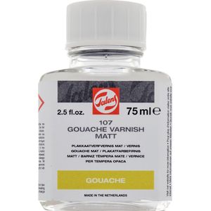 Plakkaatverfvernis Mat 107 - 75 ml | 8712079410421 | Verf