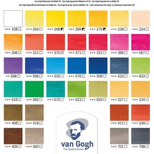 Aquarelverf Set In Metalen Blik | 8712079411466 | Verf