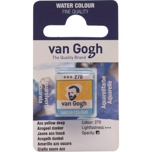 Talens Van gogh aquarelverf napjes - 270 azogeel donker