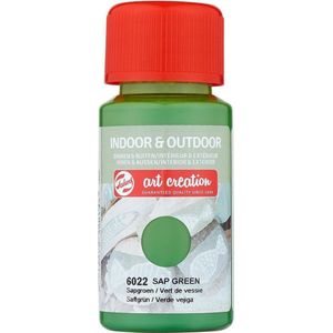 Talens Art Creations - Binnen & Buiten - Flesje 50ml - Kleur 6022 Sapgroen