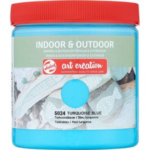 Talens Art creation indoor/outdoor 250m - 5024 turquoise blue