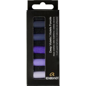 Rembrandt softpastel half 5 Diepe violetten