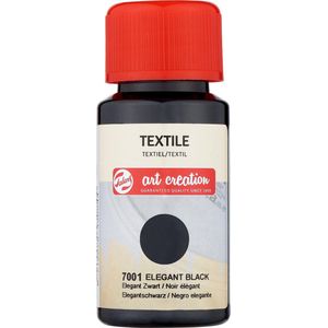 Talens Art Creation Textiel Fles 50ml Elegant Zwart 7001