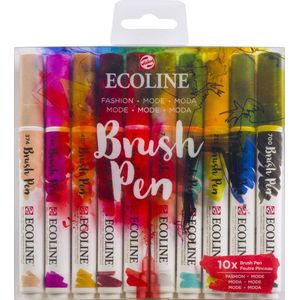 Talens Ecoline Brush Pen - 10 stuks - Mode