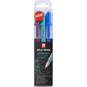 Sakura Unieke collectie van 3 Gelly Rolls Moonlight 06 Galaxy