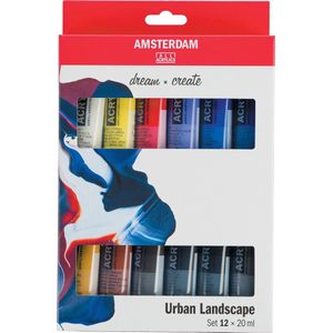 Amsterdam Standard Series acrylverf urban landschap set | 12 × 20 ml