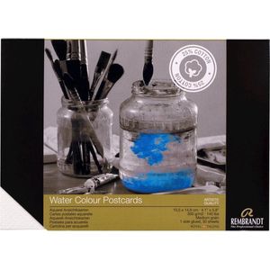 Rembrandt Aquarelverf Postkaart 10,5 x 14,8 cm, 300 g, 30 vellen, Mix