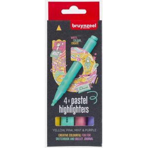 Bruynzeel Kids Glitter viltstiften (6 stuks