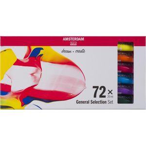 Amsterdam acrylverf tube van 20 ml, doos van 72 stuks