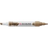 Talens Ecoline - Duotip marker - Kleur 416 Sepia