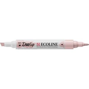 Ecoline Duotip marker 381 pastelrood