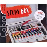 Cobra Study olieverf kist basis | 10 x 40 ml + accessoires