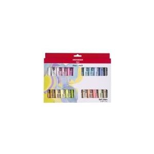 Amsterdam Standard Series acrylic paint soft colors set  24 x