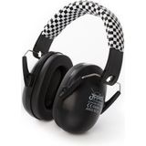 Jippie's Gehoorbeschermer voor kinderen – Zwart geblokt - 5 tot 16 jaar - concentratie - geluid dempen