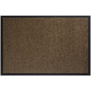 Deurmat schoonloopmat Twister 40 x 60 cm Teak