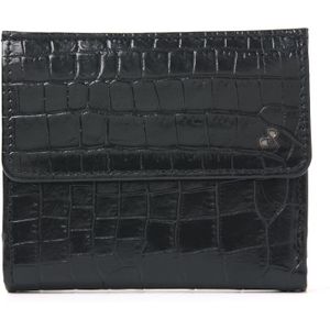 dR Amsterdam Billfold - Croco - Black