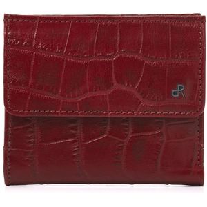 dR Amsterdam Billfold - Croco - Red
