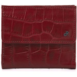 dR Amsterdam Billfold - Croco - Red