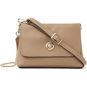 dR Amsterdam Schoudertas | Schoudertas dames | Crossbody tas dames | Handtassen dames | Leren schoudertas | Mint - 1103642 Burro