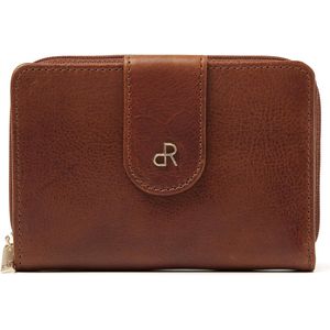 dR Amsterdam Milan Ladies Wallet 28123 cognac dames portemonnee