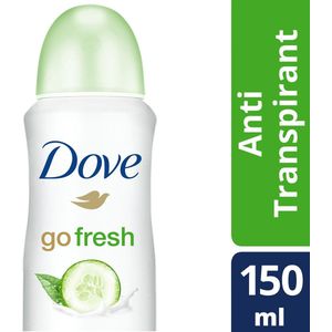 Dove - Go Fresh Cucumber & Green Tea - Deodorant Spray - 2 x 150 ml - Voordeelverpakking