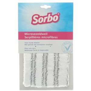Sorbo Microvezeldoek navulling voor natte reiniging, meerkleurig, 3,2 x 18,8 x 27,1 cm
