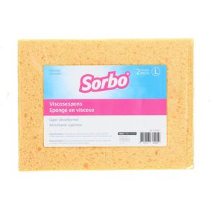 Sorbo Viscose Spons Large Duo Actiepack 2 stuks