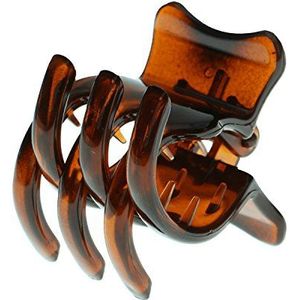 My Style Haarklemme aus Nylon in Braun, 4 cm