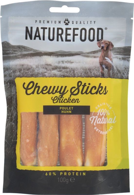 7x Rosewood Naturefood Chewy Sticks Kip 100 gr