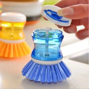Sorbo afwasborstel met doseervulling kleur blauw